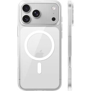 TORRAS Magnetic Slim Fit for iPhone 17 Pro Case 6.3 inch, Ultra-Thin, clear